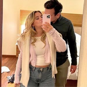 Bershka cropped cardigan